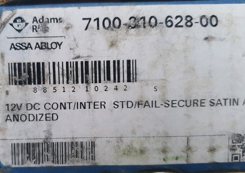 Adams rite 7100 310 - adams, 7100-310-628-00