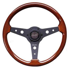 BMW E30 E34 E32 WOOD STEERING WHEEL 340mm 13.4" LUISI MONTREAL MADE IN ITALY 