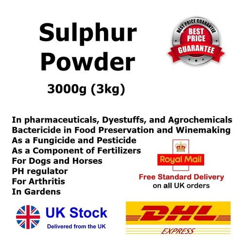 3kg sulphur powder pure - sulphur,