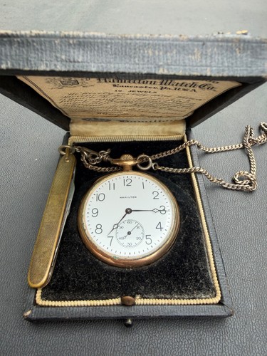 Gold 1921 hamilton pocket - gold,