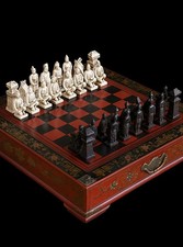 Asian Army Antique Chess Board