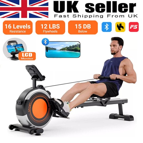 Bluetooth lcd magnetic rowing - magnetic,