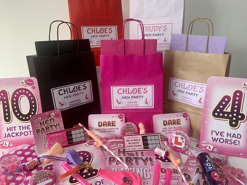 Personalised filled hen party - filled,