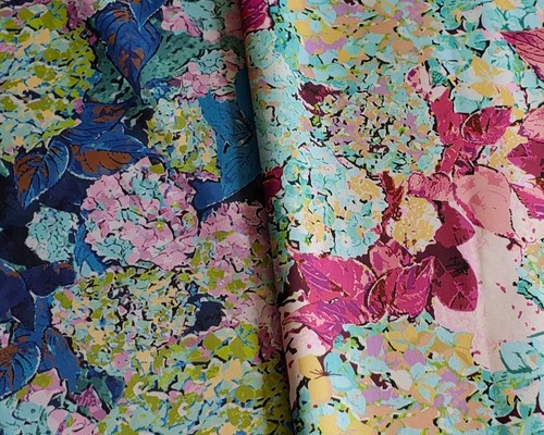 Hydrangeas fabric water - fabric,