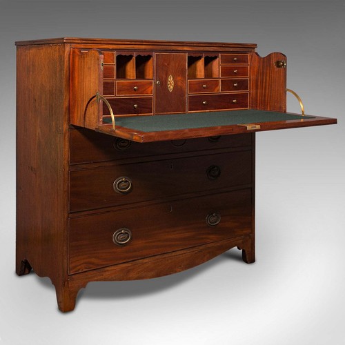 Antique secretaire cabinet - antique,