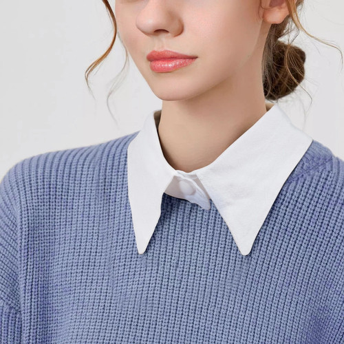 Fake detachable white collar - fake,