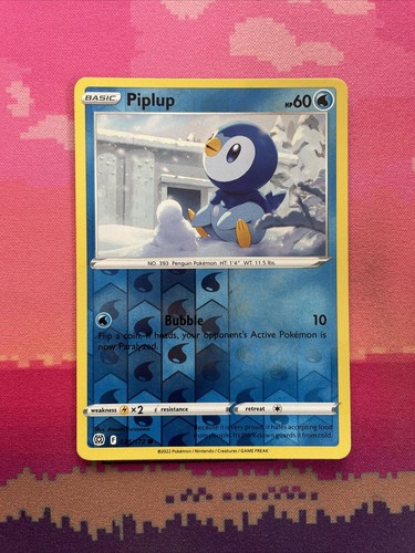 Pokemon card piplup - piplup, brilliant