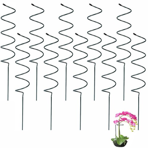 40cm metal spiral - plant, stake