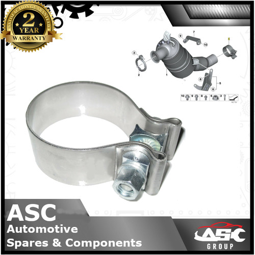 Exhaust cat dpf clamp - exhaust,