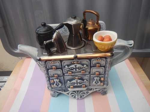 Vintage blue french - vintage, stove