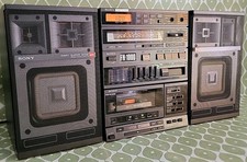 Vintage 1980s Iconic SONY FH-1000 Radio & Cassette Player Hifi APM-117D Speakers
