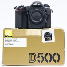 Nikon D500 DSLR Camera - 42K
