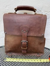 Saddleback Leather Messenger Bag Chestnut No Strap As Is