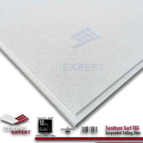 Suspended ceiling tiles - suspended,