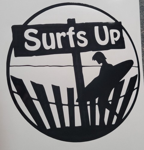 Surf wave decal - up,