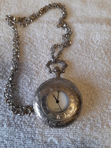 Half hunter pocket watch - hunter,