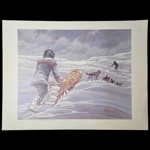 Vintage arctic dog sled - dog,