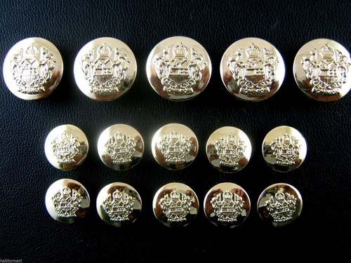 Round gold plastic crested - round,
