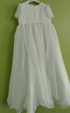 Girls Christening Gown White
