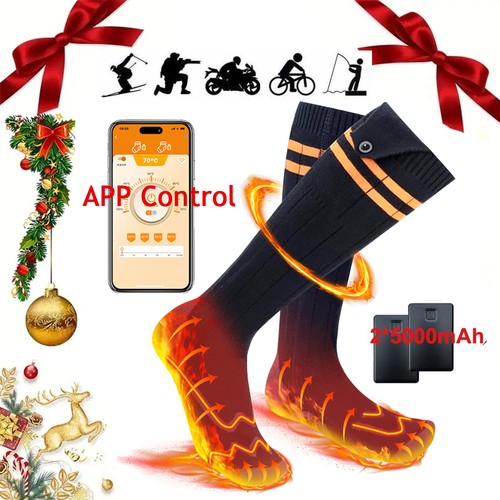 Electric heated socks - heated,