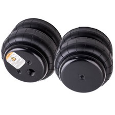 2x Air Spring Bags Shock Strut 2500 lbs Suspension double Bellows 1/2"npt port