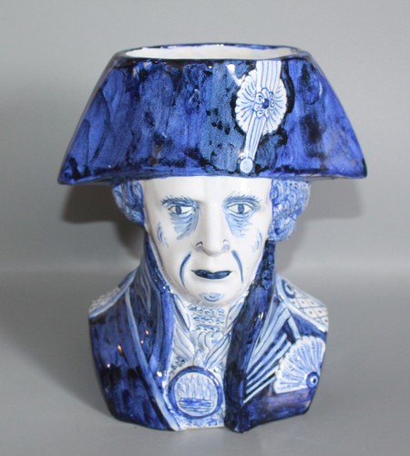 Large delft pottery jug - large,
