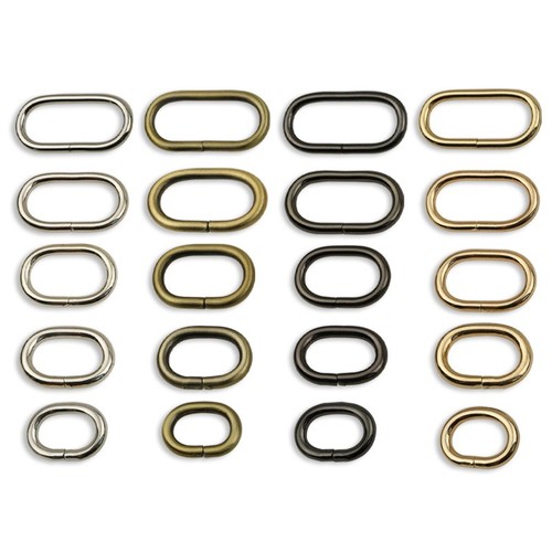 Circular rings metal ellipse - metal,
