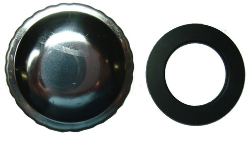 Gas cap 30mm chrome - chrome, step
