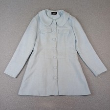 Cider Coat Womens L Blue Tweed