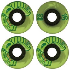 OJ Skateboard Wheels 60mm Cru-Zen Super Juice 78A Emerald Marble Swirl
