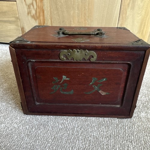 Antique bamboo bone mahjong - bone,