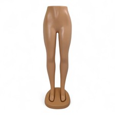 Female Leg Mannequin with Curved Lower-Body for Fashion Display – Flesh Tone