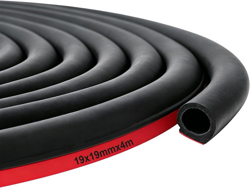 Car door seal strip - door, d-shape