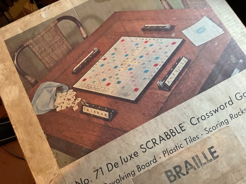 Vintage deluxe scrabble - no.,