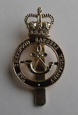 British Army Sherwood Rangers Yeomanry Anodised Cap Badge