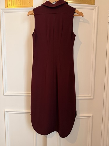 Karen millen burgundy collared - millen,