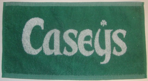 Caseys bar towel beer cloth - beer,