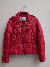 Vintage Ladies - Down by Schott Coat/Jacket - Duck Down/Feather - Red -  Medium