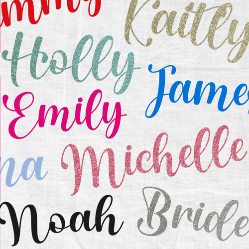 Personalised iron names - personalised,