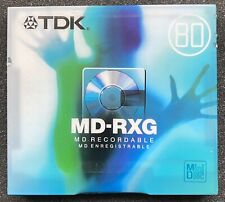 NEW TDK MD-RXG 80 Recordable Mini Disc