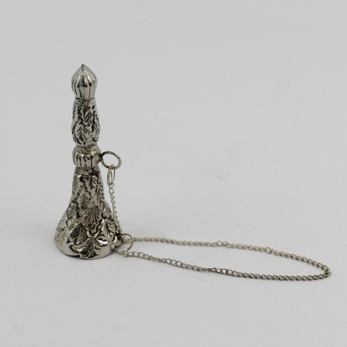 Victorian silver plate tussie - silver,
