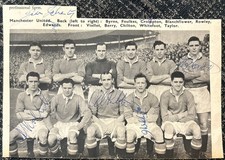 Signed X6 Duncan Edwards +