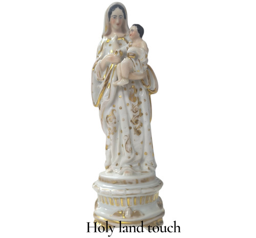 Antique porcelain madonna - antique,