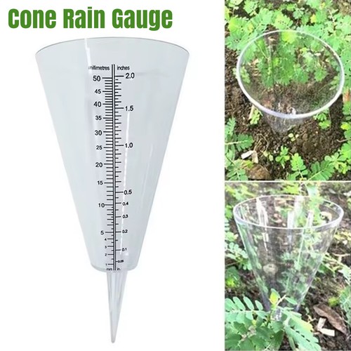 Cone rain gauge - cone, measurement