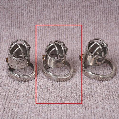 Stainless steel chastity - stainless, cage