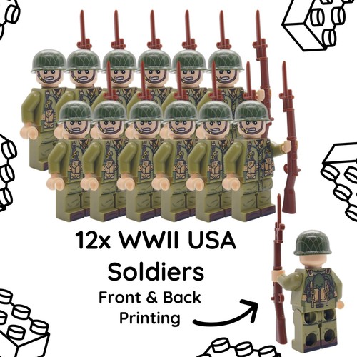 None lego ww2 usa soldiers - none,