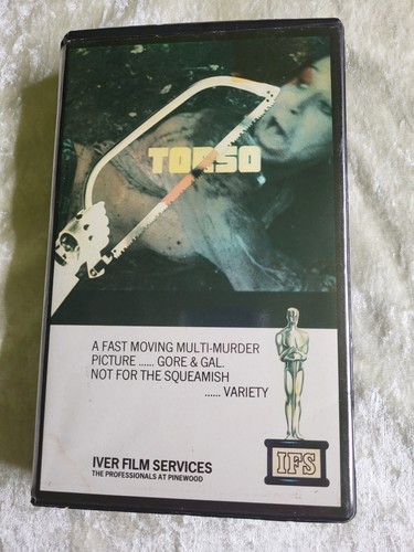 Torso vhs pal pre cert - torso, box