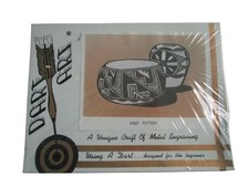 Vintage Dart Art Metal Engraving Kit 103 Pottery Craft Set Unopened Unworked