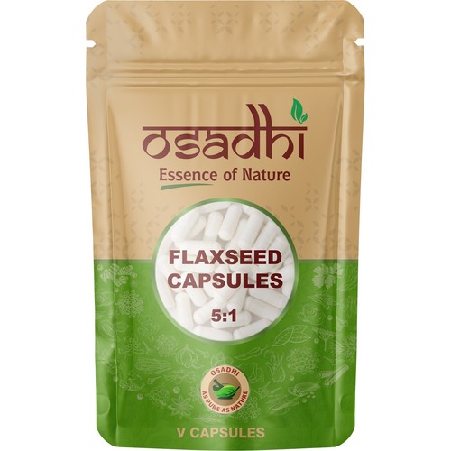 Flaxseed 2500mg capsules 1 - flaxseed,