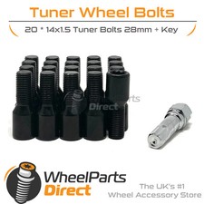 Wheel Bolts (20) Tuner Black